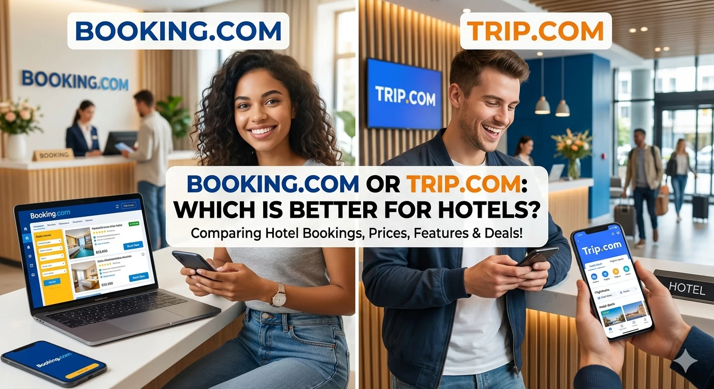 Booking.com or Trip.com Which is better for Hotels booking?
